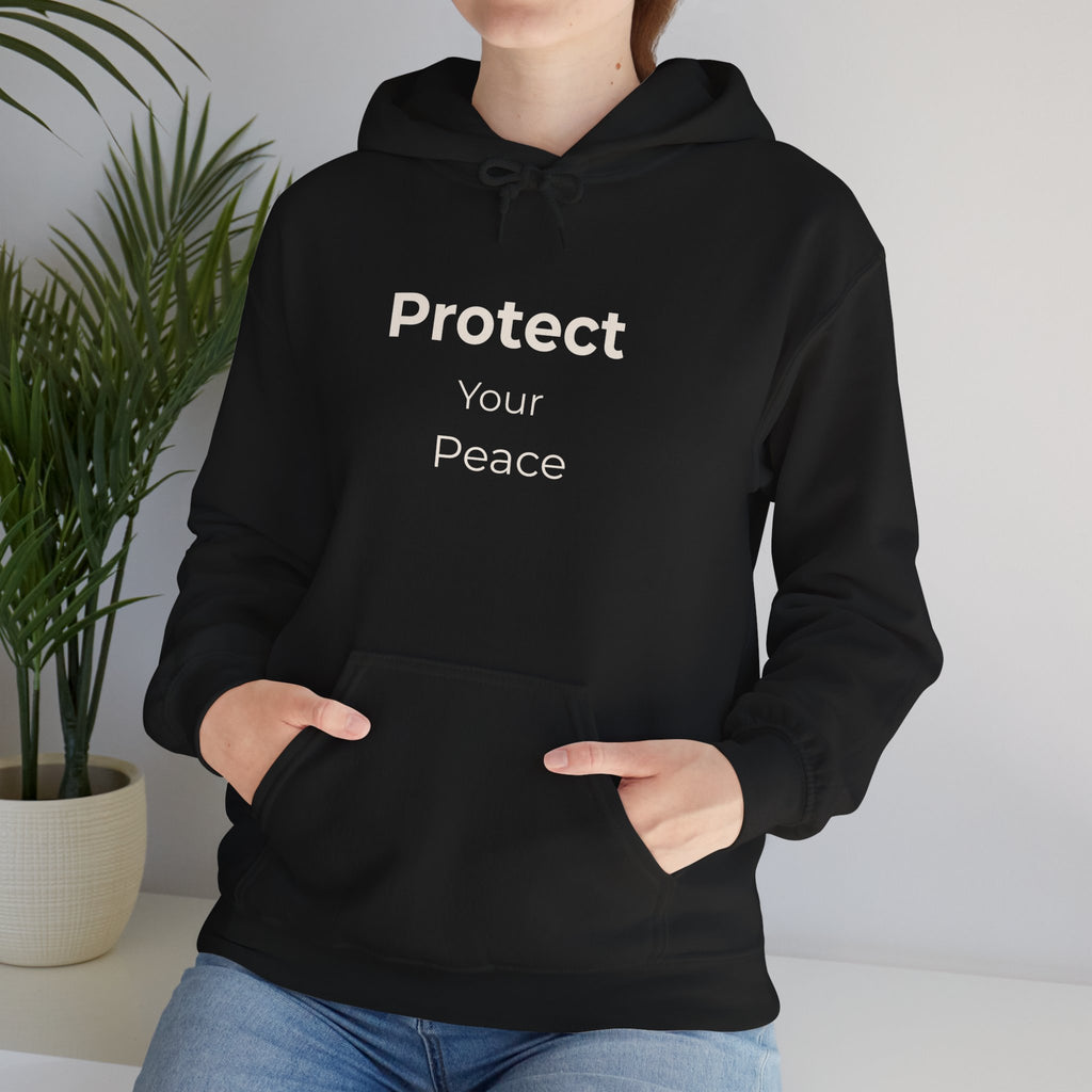 Protect Your Peace Hoodie – Cozy Unisex Heavy Blend Sweatshirt for Everyday Comfort