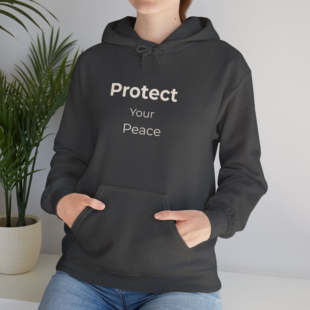 Protect Your Peace Hoodie – Cozy Unisex Heavy Blend Sweatshirt for Everyday Comfort