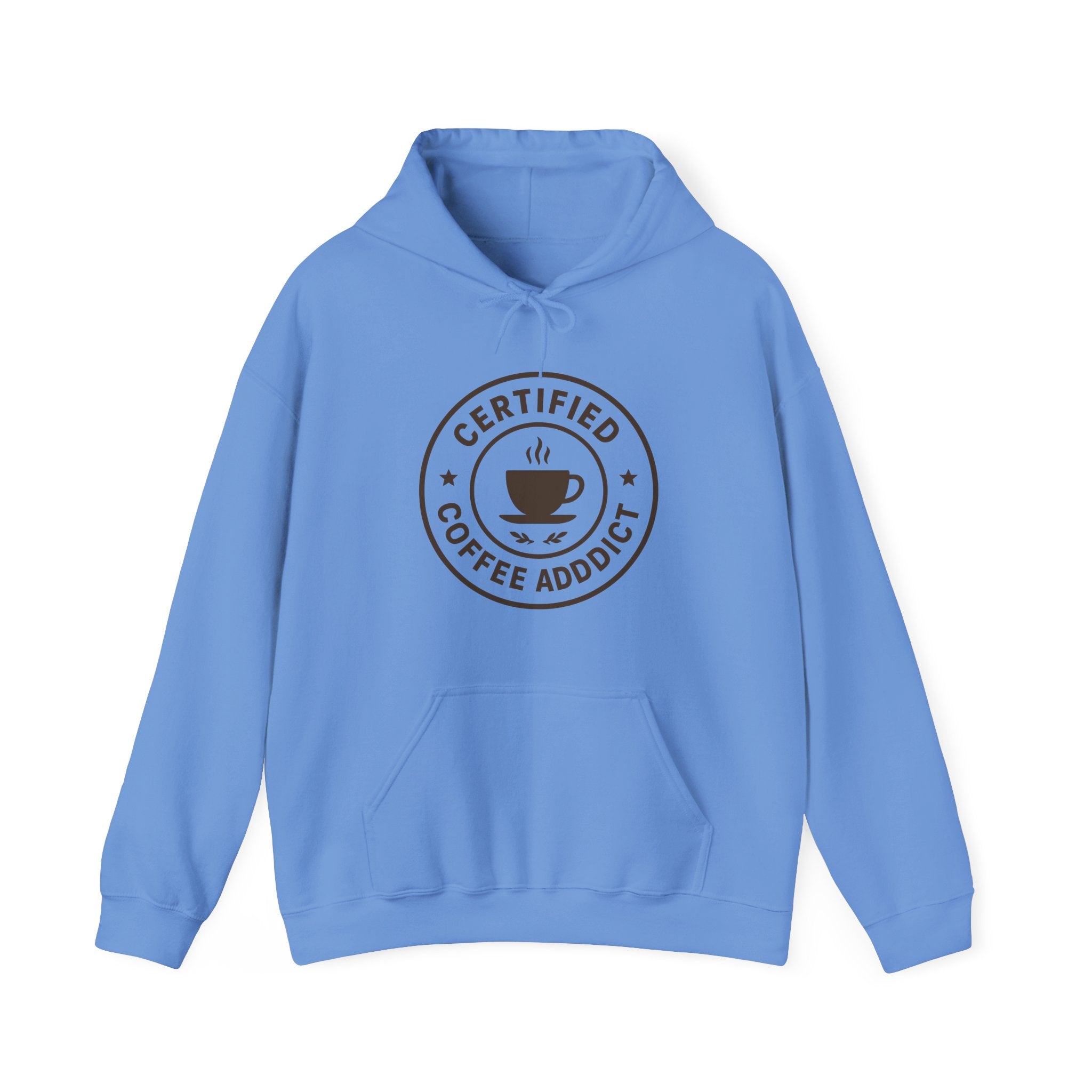 Certified Coffee Addict Hoodie, Cozy Sweatshirt, Gift for Coffee Lovers, Casual Wear, Funny Coffee Apparel