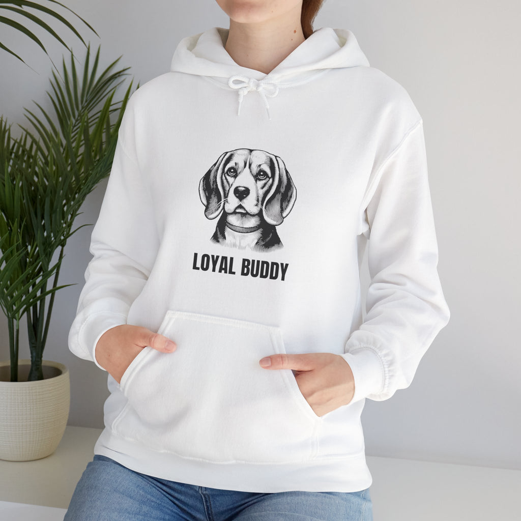 Loyal Buddy Dog Hoodie – Cozy Unisex Hoodie for Dog Lovers