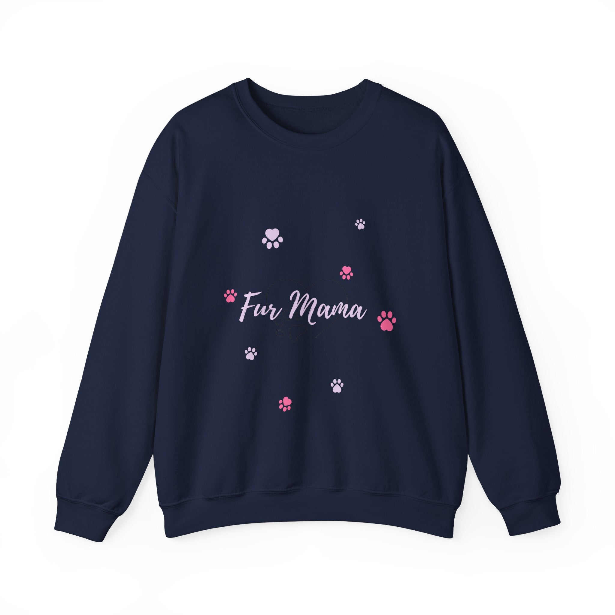 Fur Mama Unisex Crewneck Sweatshirt – Cozy Pet Lover Gift for Dog Moms & Animal Lovers