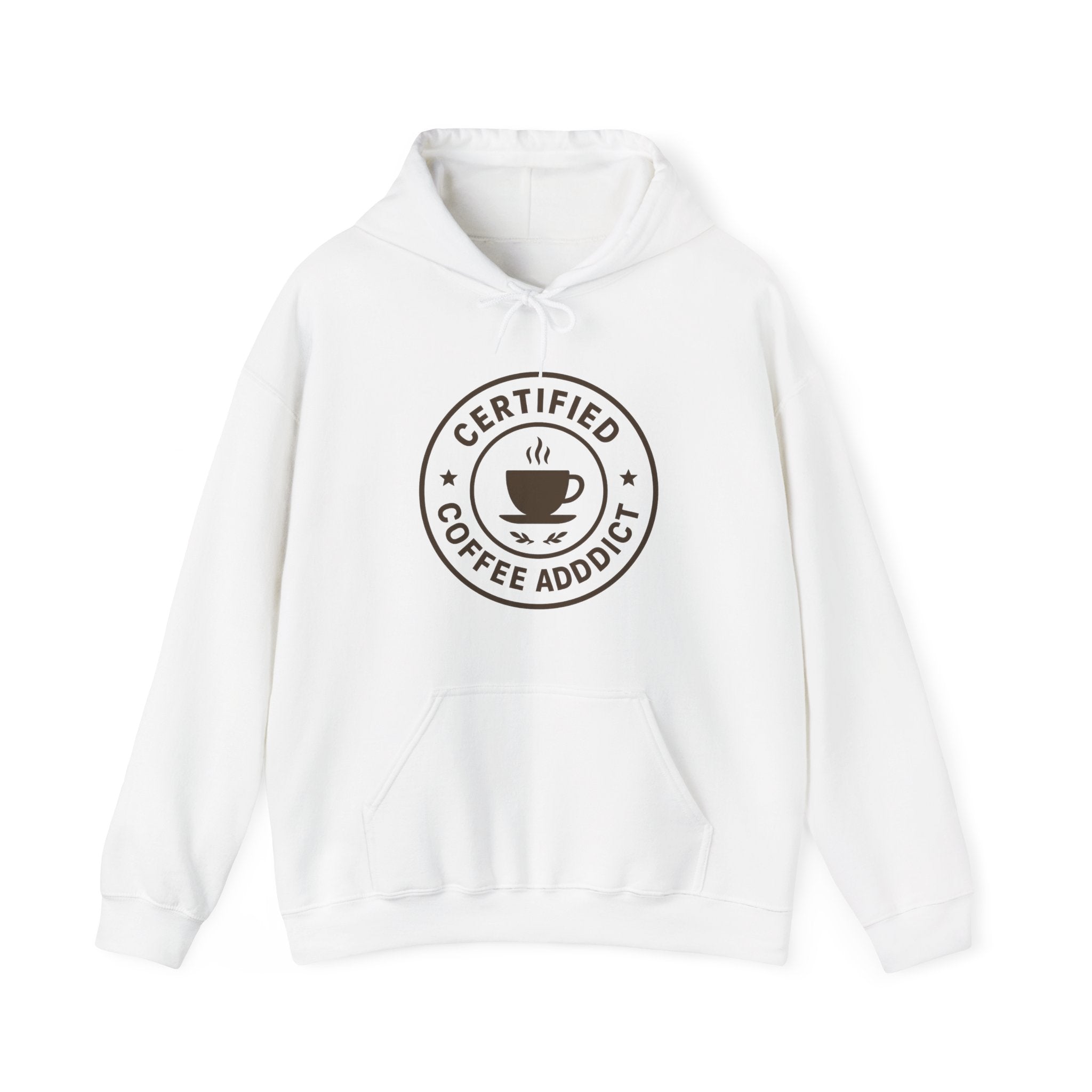 Certified Coffee Addict Hoodie, Cozy Sweatshirt, Gift for Coffee Lovers, Casual Wear, Funny Coffee Apparel