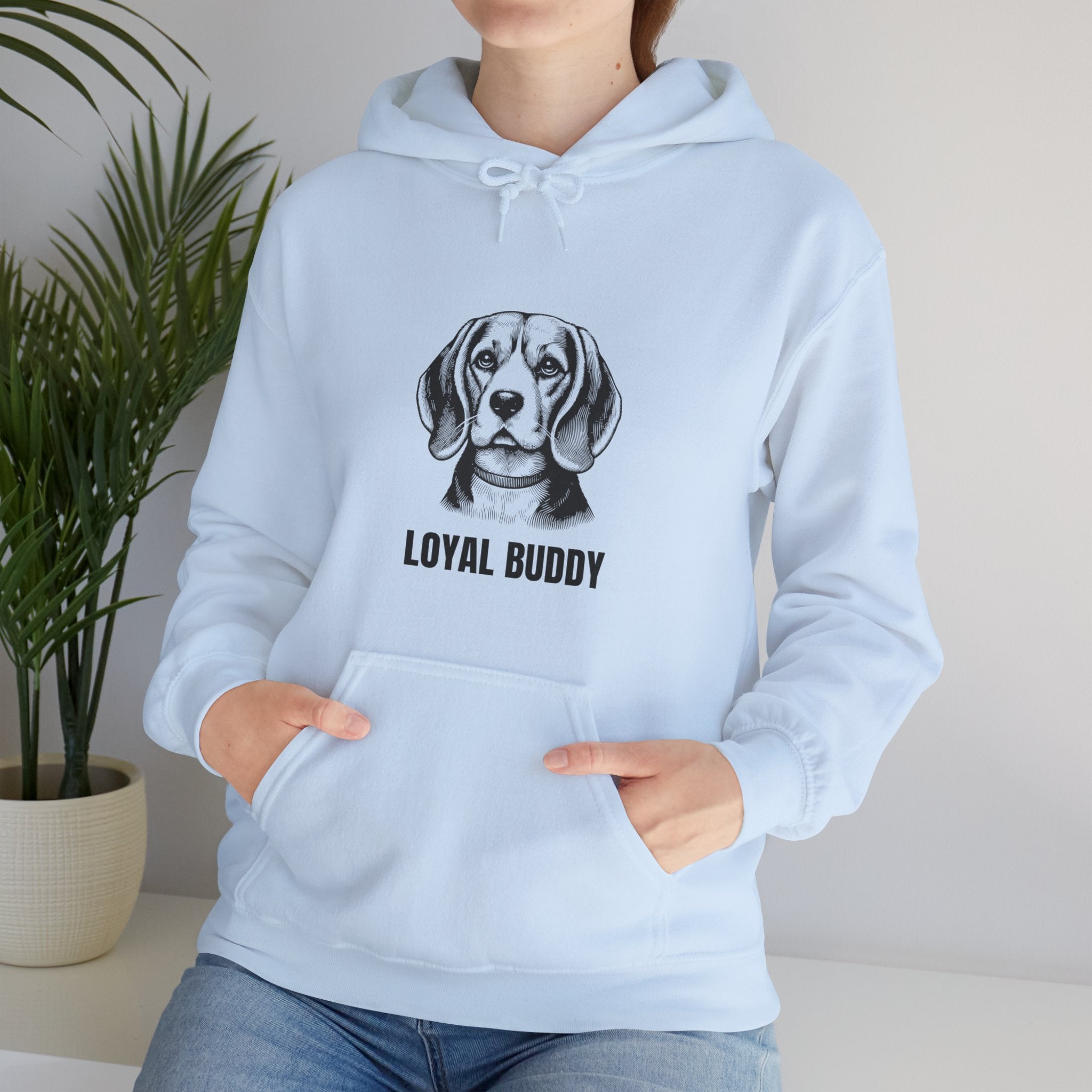 Loyal Buddy Dog Hoodie – Cozy Unisex Hoodie for Dog Lovers