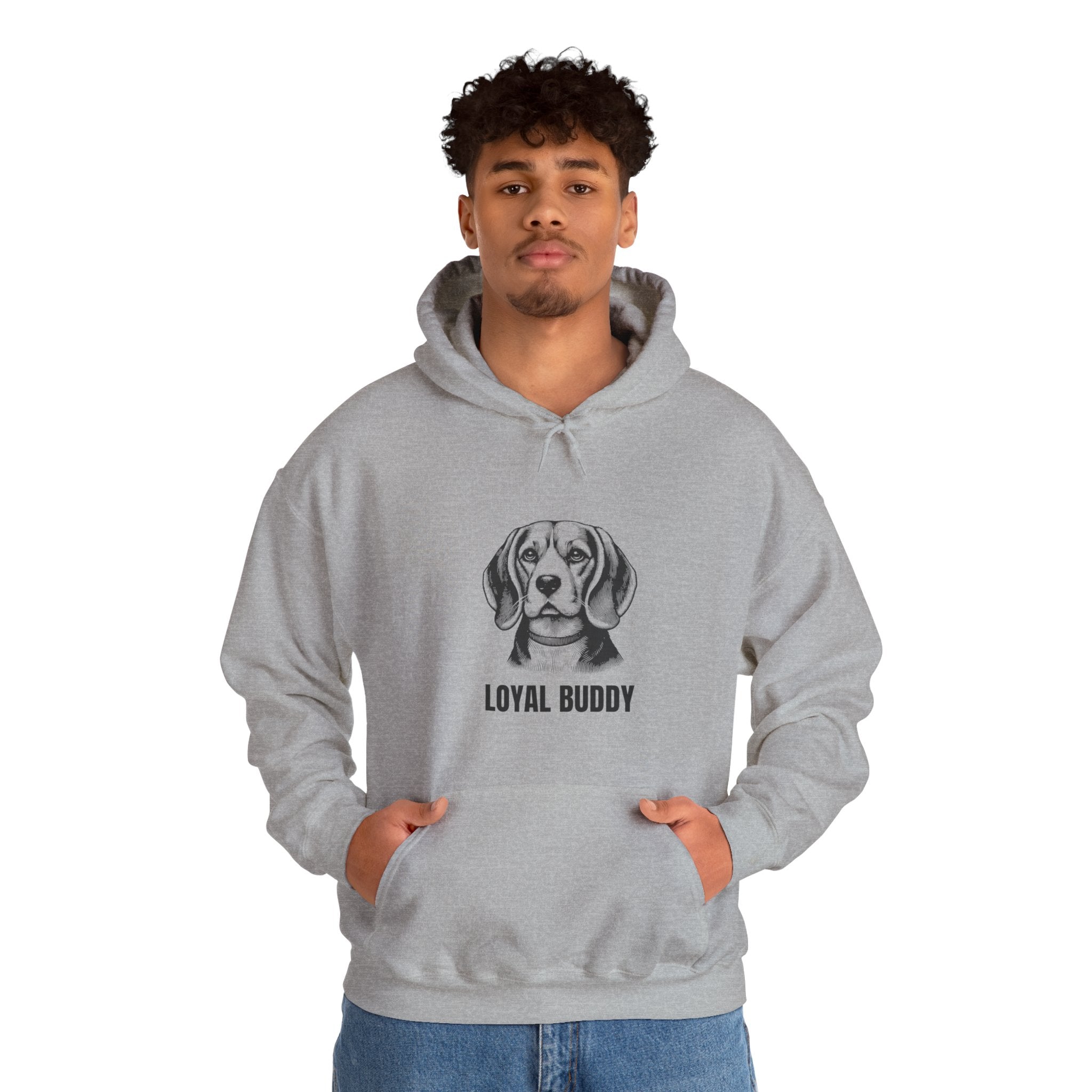 Loyal Buddy Dog Hoodie – Cozy Unisex Hoodie for Dog Lovers