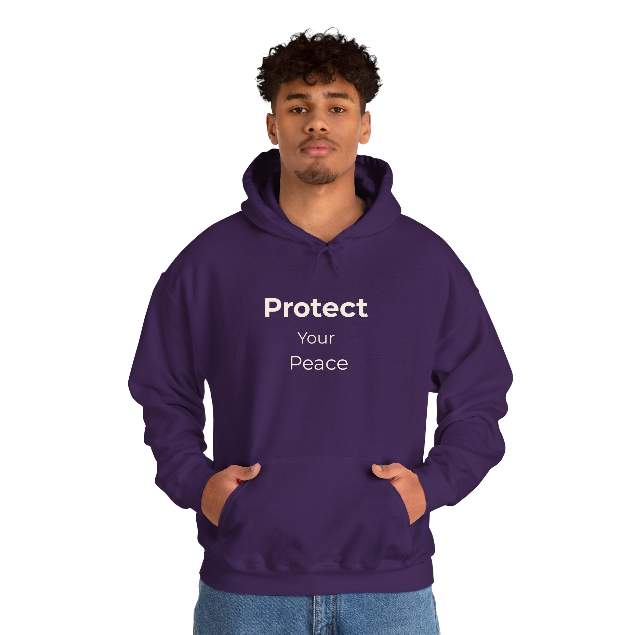 Protect Your Peace Hoodie – Cozy Unisex Heavy Blend Sweatshirt for Everyday Comfort