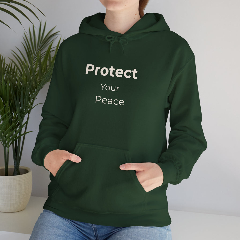 Protect Your Peace Hoodie – Cozy Unisex Heavy Blend Sweatshirt for Everyday Comfort