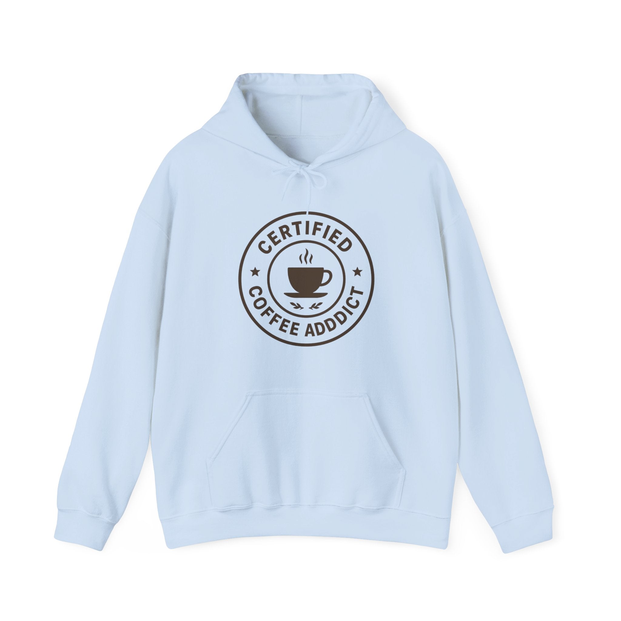 Certified Coffee Addict Hoodie, Cozy Sweatshirt, Gift for Coffee Lovers, Casual Wear, Funny Coffee Apparel