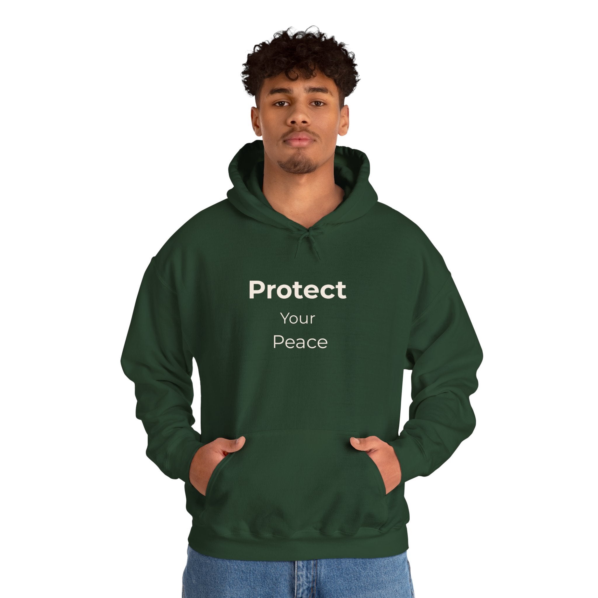 Protect Your Peace Hoodie – Cozy Unisex Heavy Blend Sweatshirt for Everyday Comfort