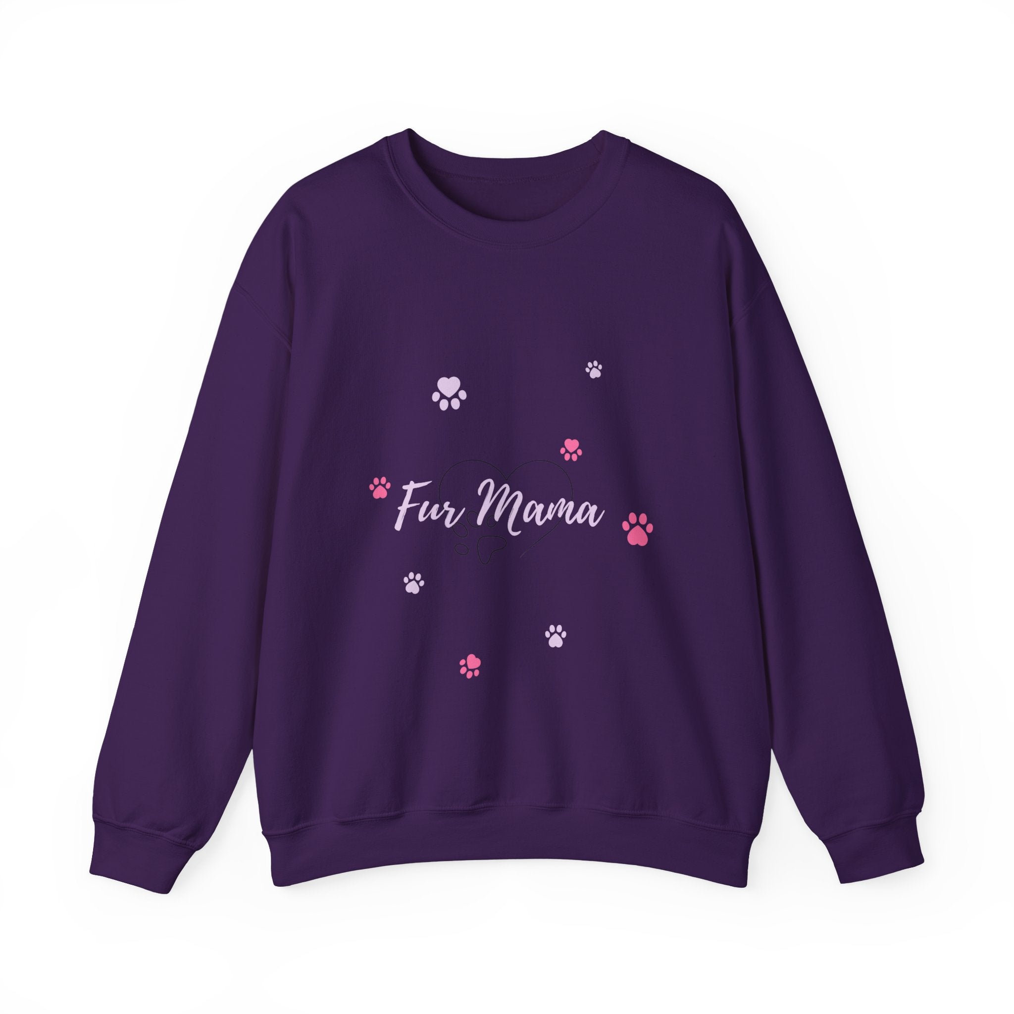 Fur Mama Unisex Crewneck Sweatshirt – Cozy Pet Lover Gift for Dog Moms & Animal Lovers