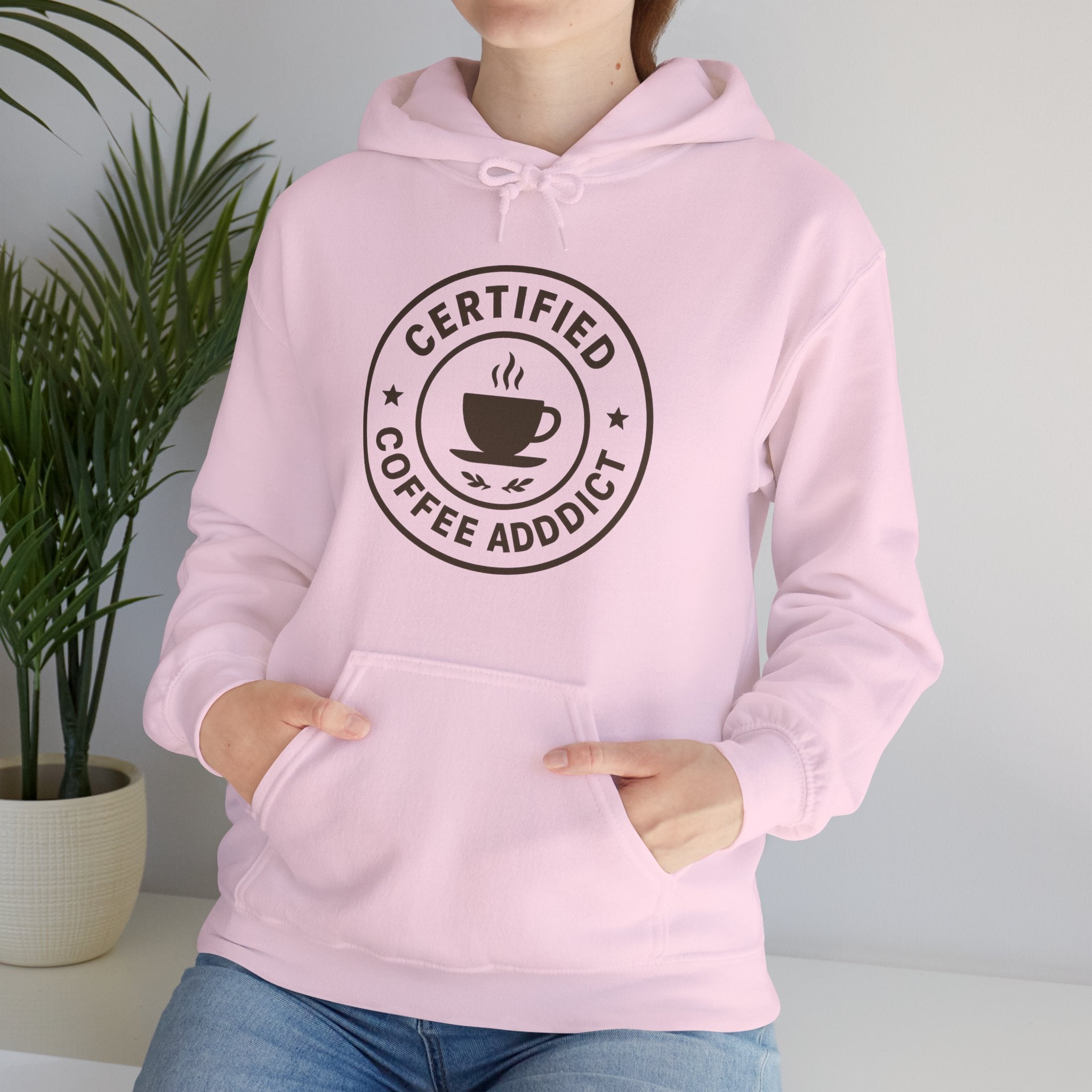 Certified Coffee Addict Hoodie, Cozy Sweatshirt, Gift for Coffee Lovers, Casual Wear, Funny Coffee Apparel