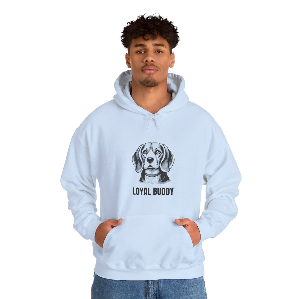 Loyal Buddy Dog Hoodie – Cozy Unisex Hoodie for Dog Lovers
