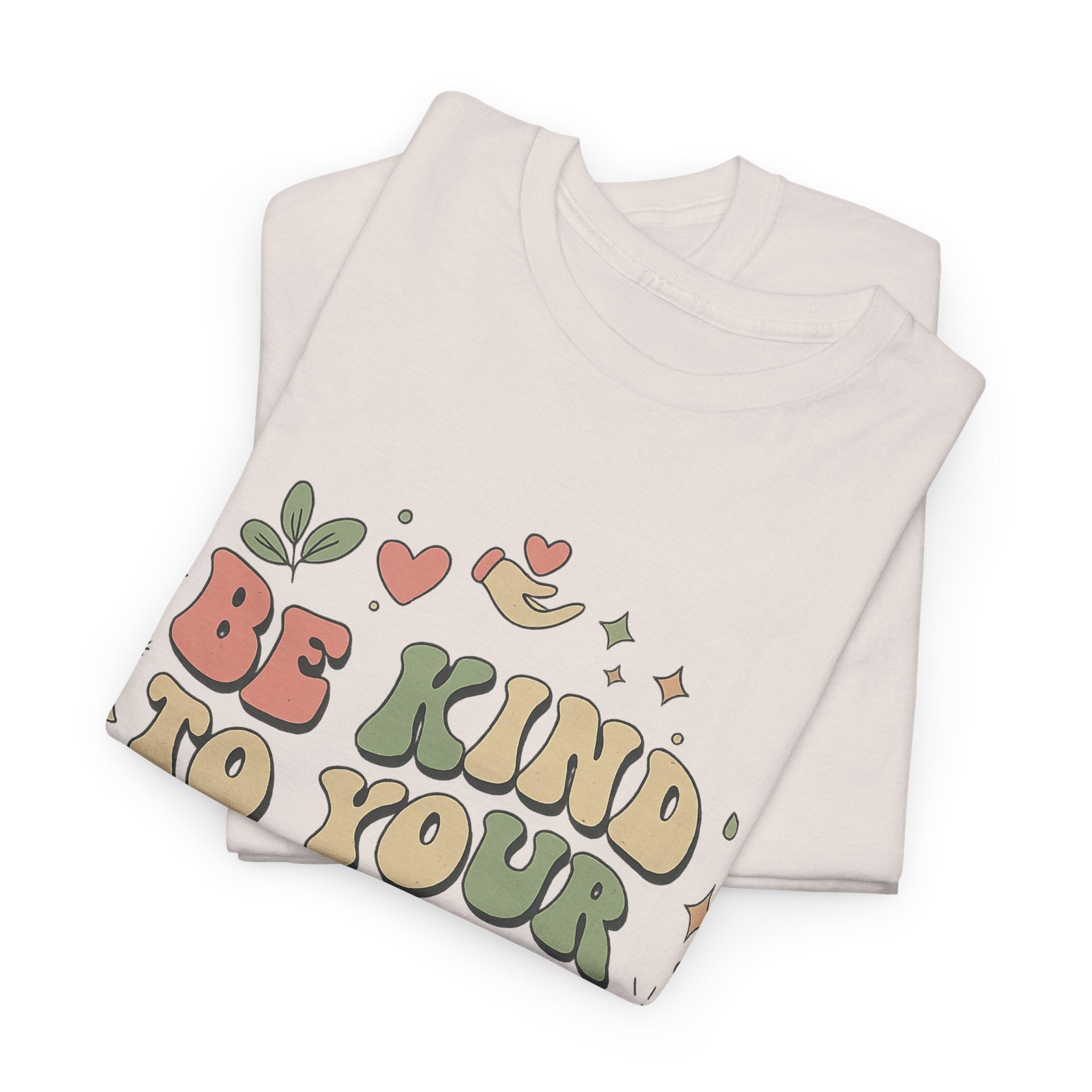 Be Kind To Your Mind T-Shirt – Soft Relaxed Fit Mental Health Tee, Aesthetic Retro Self-Care Shirt, Positive Quote Tee