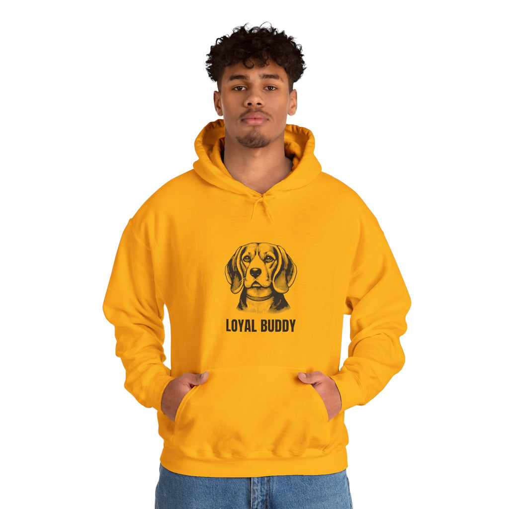 Loyal Buddy Dog Hoodie – Cozy Unisex Hoodie for Dog Lovers