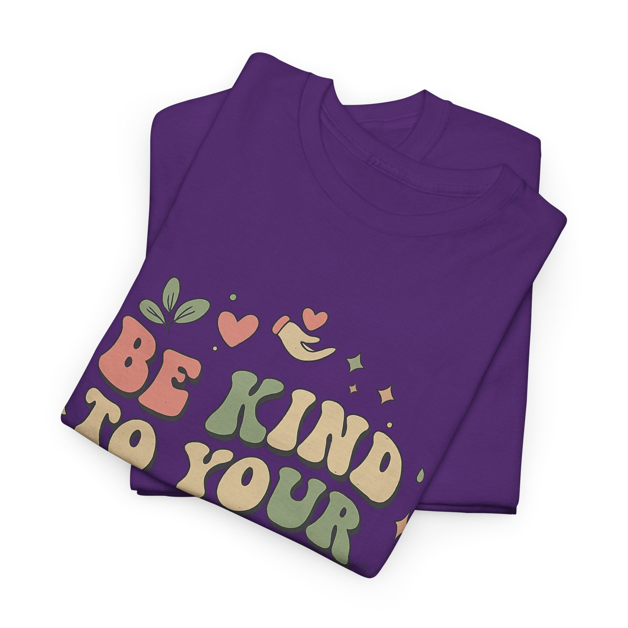 Be Kind To Your Mind T-Shirt – Soft Relaxed Fit Mental Health Tee, Aesthetic Retro Self-Care Shirt, Positive Quote Tee