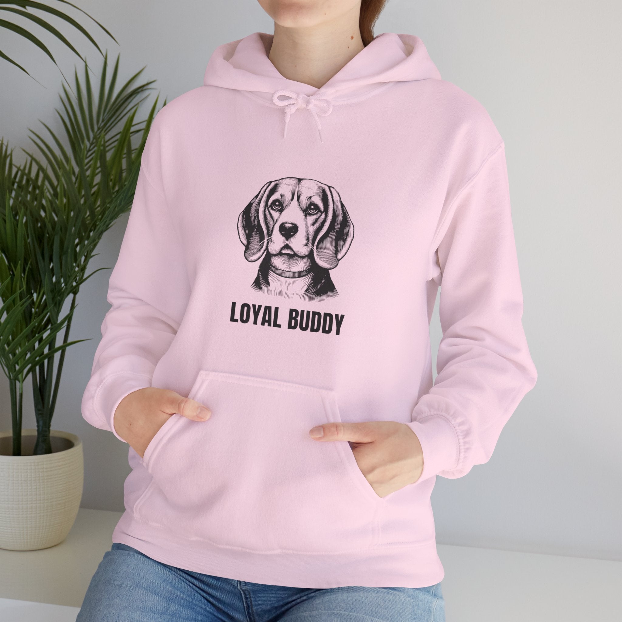 Loyal Buddy Dog Hoodie – Cozy Unisex Hoodie for Dog Lovers