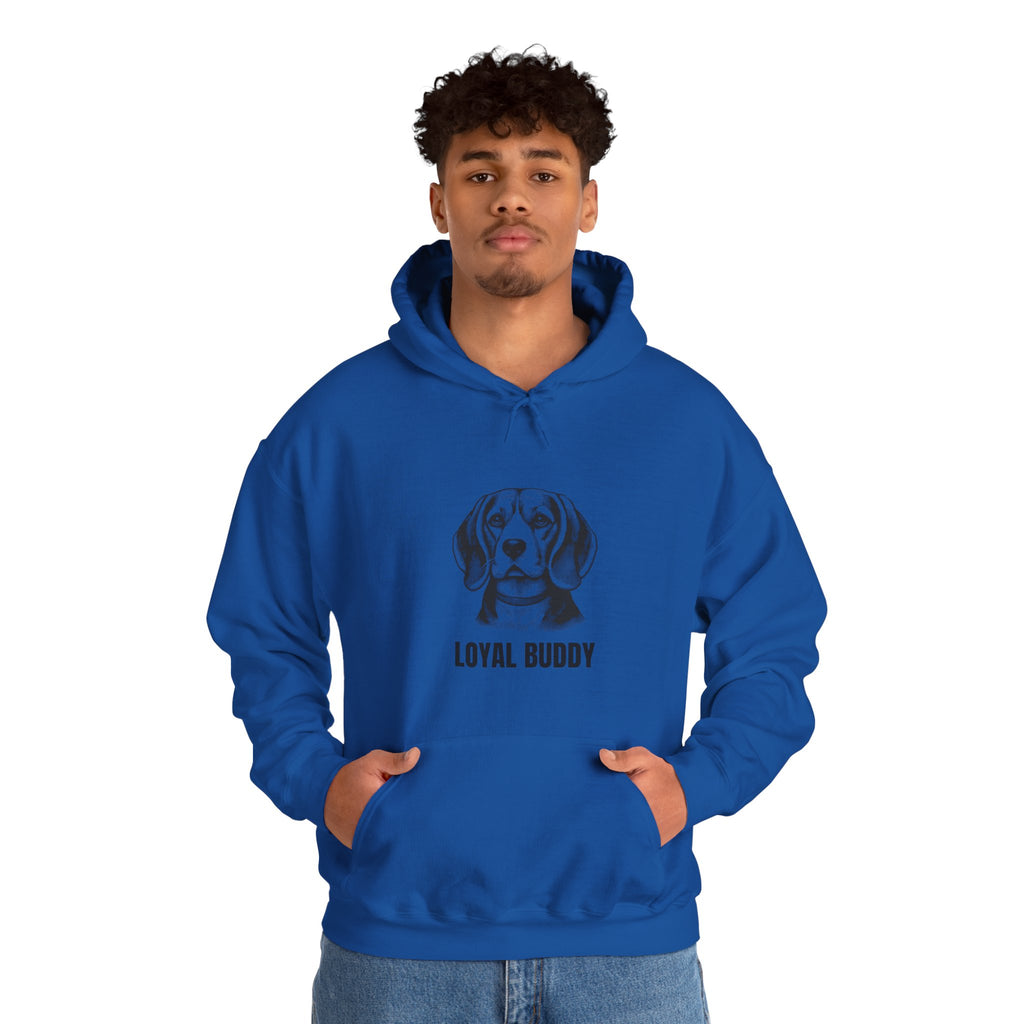 Loyal Buddy Dog Hoodie – Cozy Unisex Hoodie for Dog Lovers