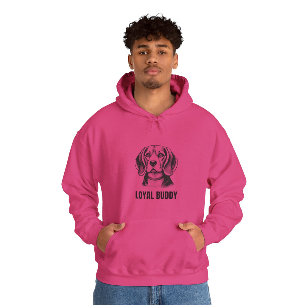 Loyal Buddy Dog Hoodie – Cozy Unisex Hoodie for Dog Lovers