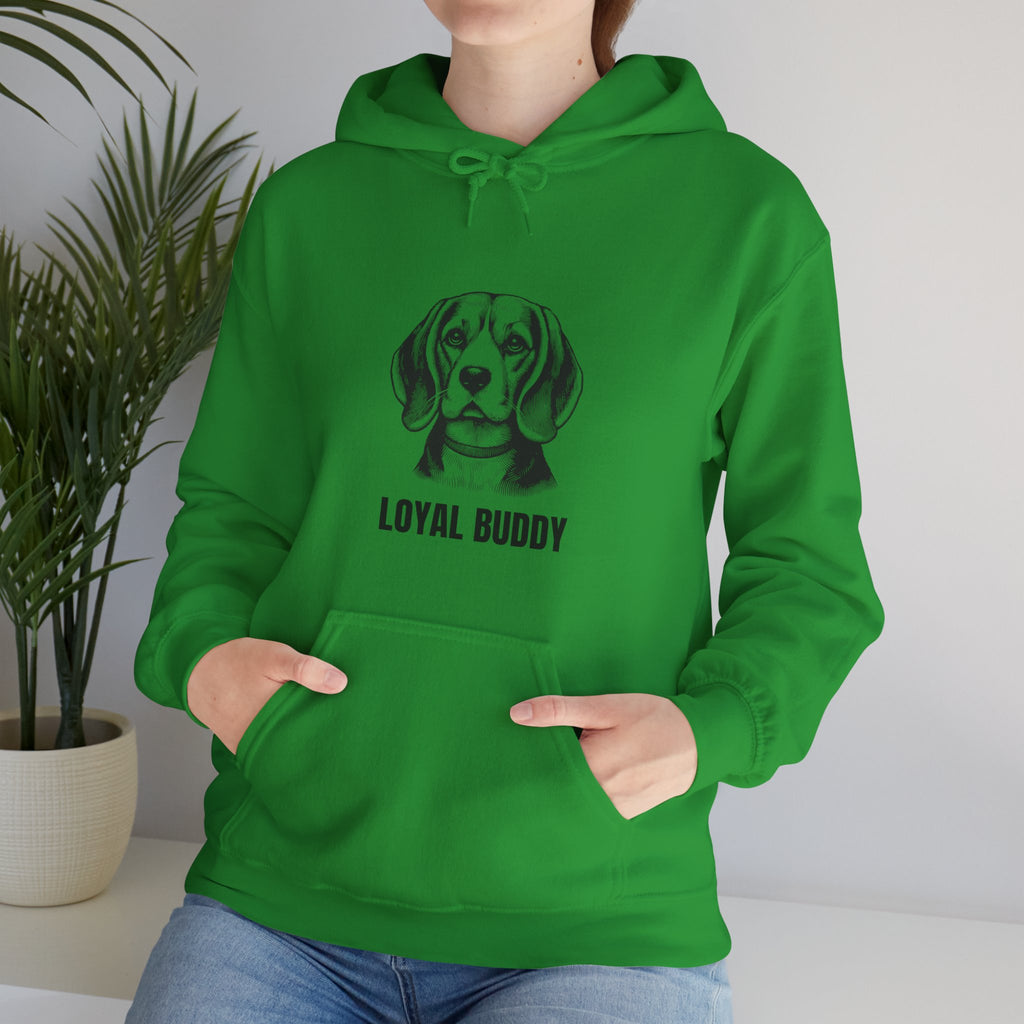 Loyal Buddy Dog Hoodie – Cozy Unisex Hoodie for Dog Lovers