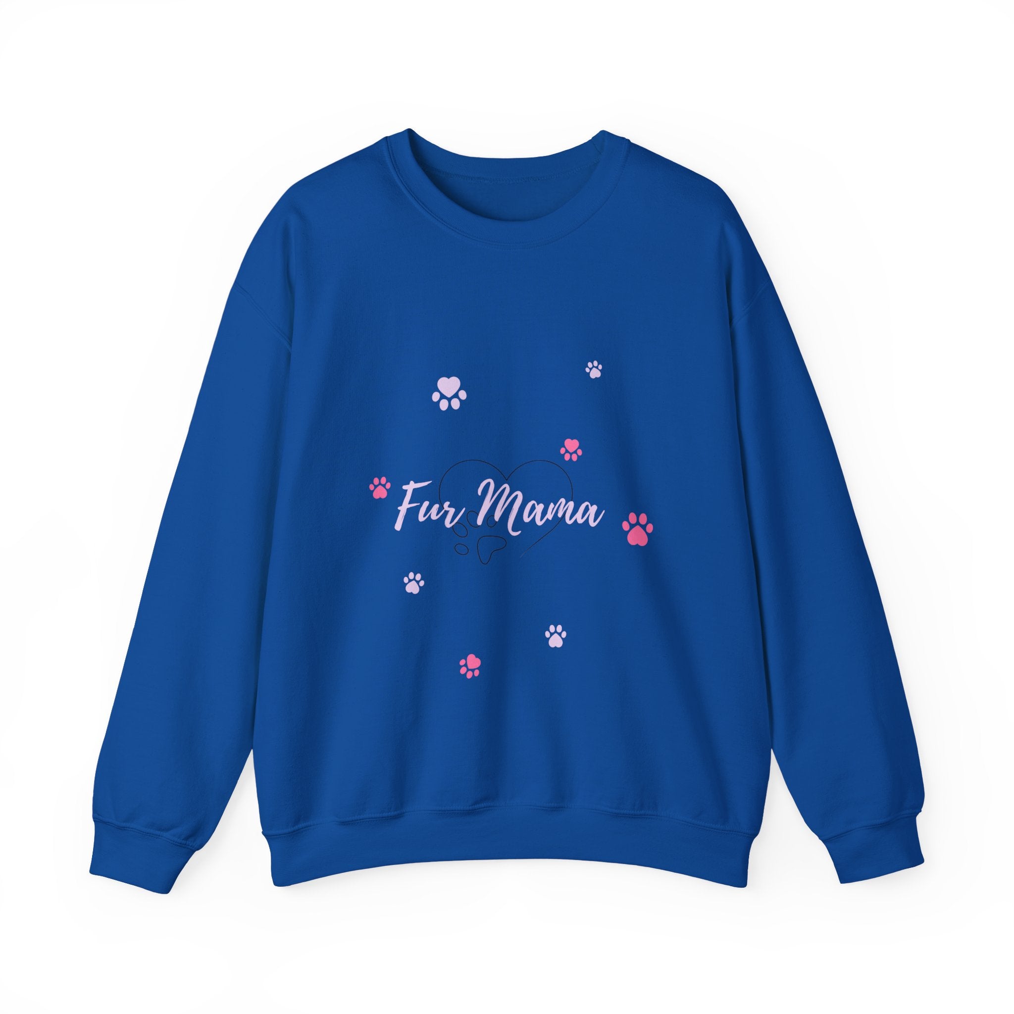 Fur Mama Unisex Crewneck Sweatshirt – Cozy Pet Lover Gift for Dog Moms & Animal Lovers