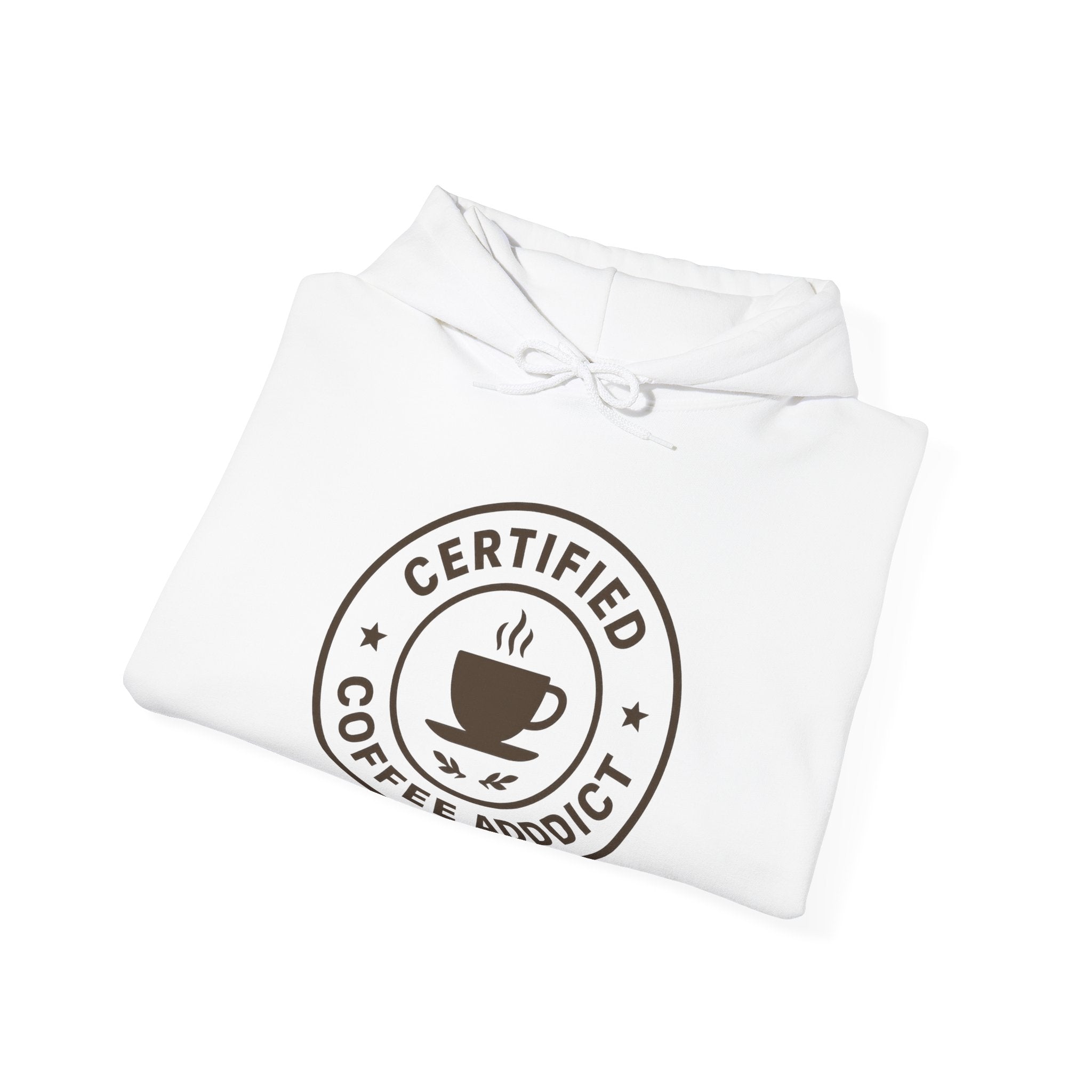 Certified Coffee Addict Hoodie, Cozy Sweatshirt, Gift for Coffee Lovers, Casual Wear, Funny Coffee Apparel