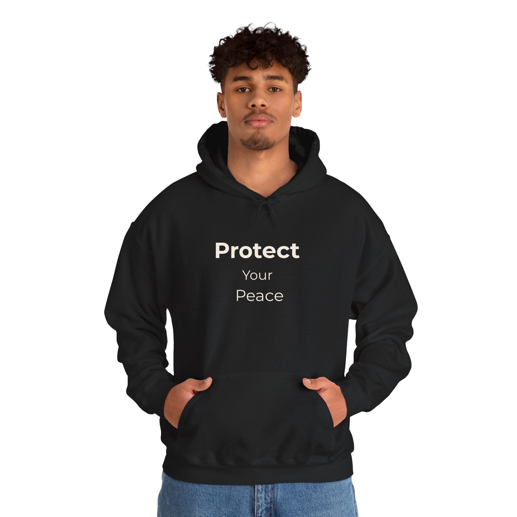 Protect Your Peace Hoodie – Cozy Unisex Heavy Blend Sweatshirt for Everyday Comfort