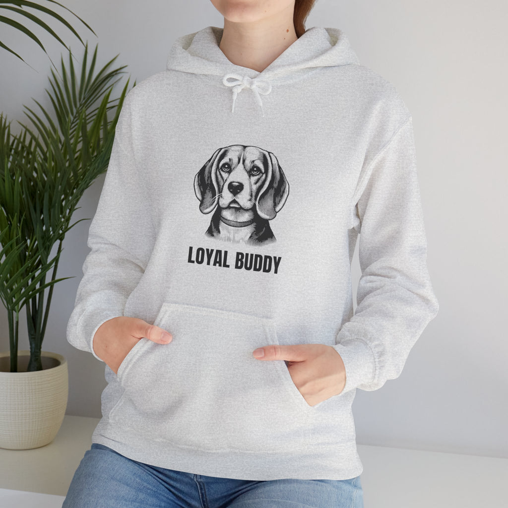Loyal Buddy Dog Hoodie – Cozy Unisex Hoodie for Dog Lovers