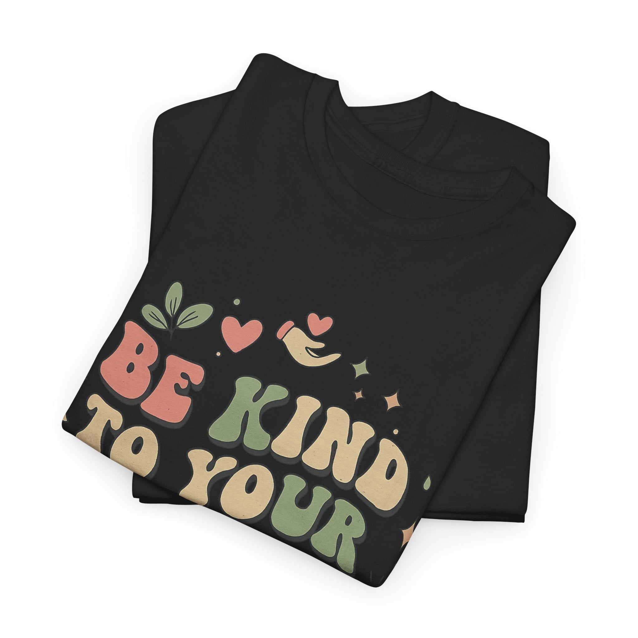 Be Kind To Your Mind T-Shirt – Soft Relaxed Fit Mental Health Tee, Aesthetic Retro Self-Care Shirt, Positive Quote Tee