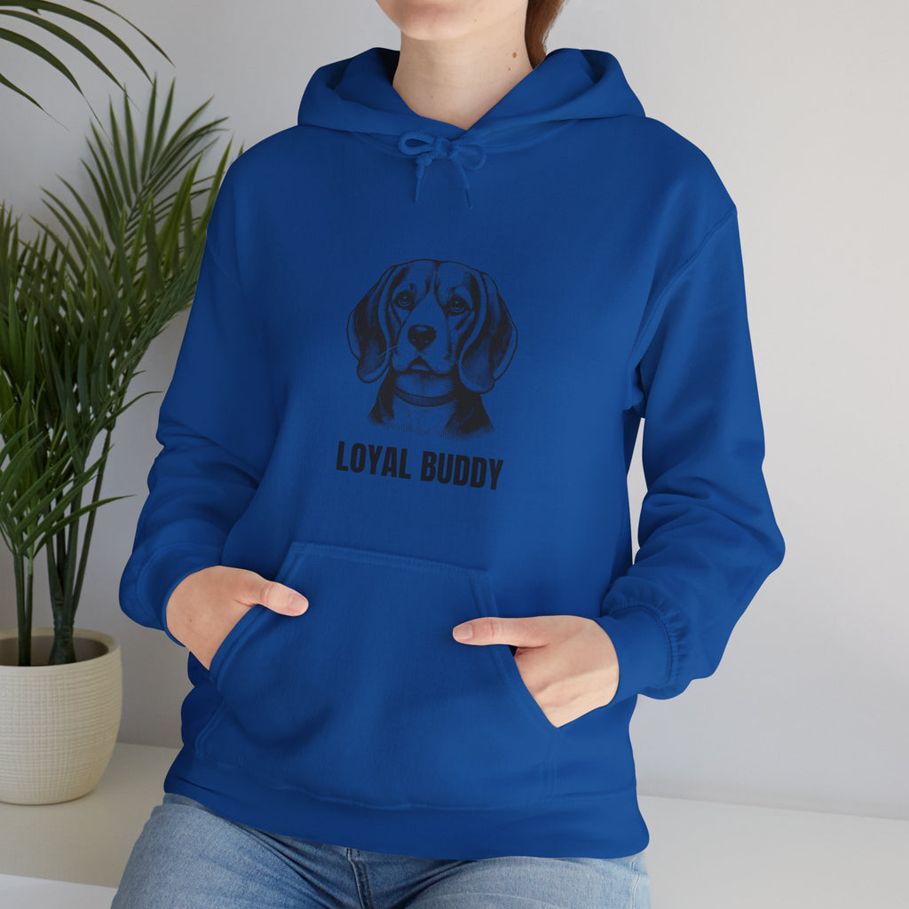 Loyal Buddy Dog Hoodie – Cozy Unisex Hoodie for Dog Lovers