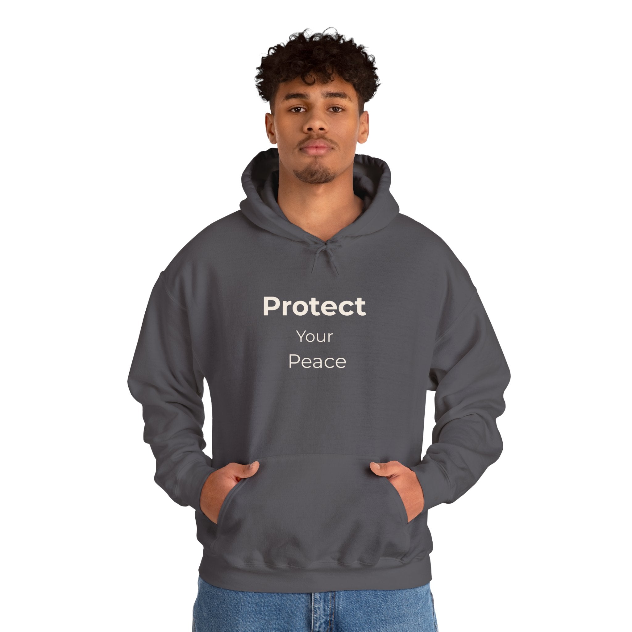 Protect Your Peace Hoodie – Cozy Unisex Heavy Blend Sweatshirt for Everyday Comfort