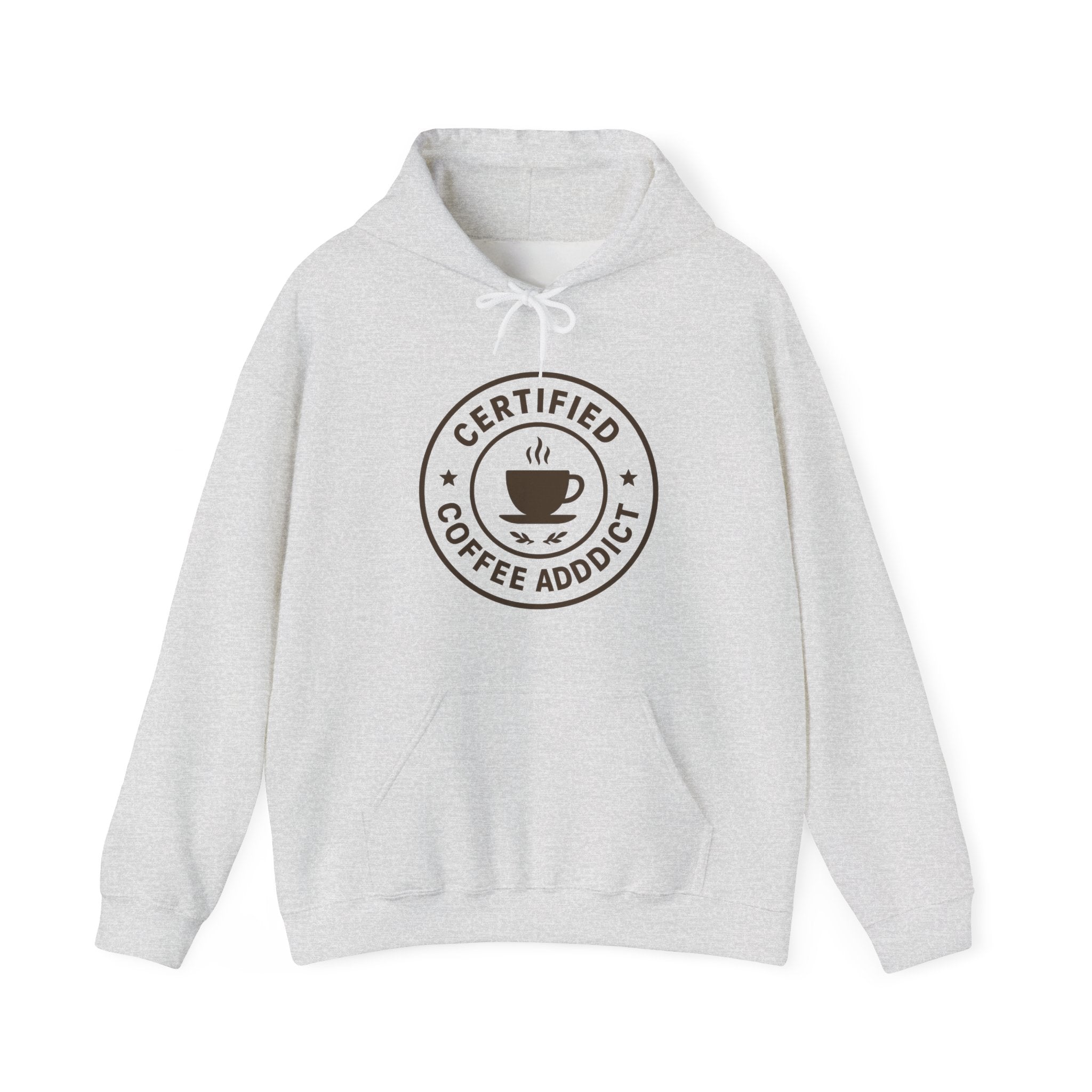 Certified Coffee Addict Hoodie, Cozy Sweatshirt, Gift for Coffee Lovers, Casual Wear, Funny Coffee Apparel