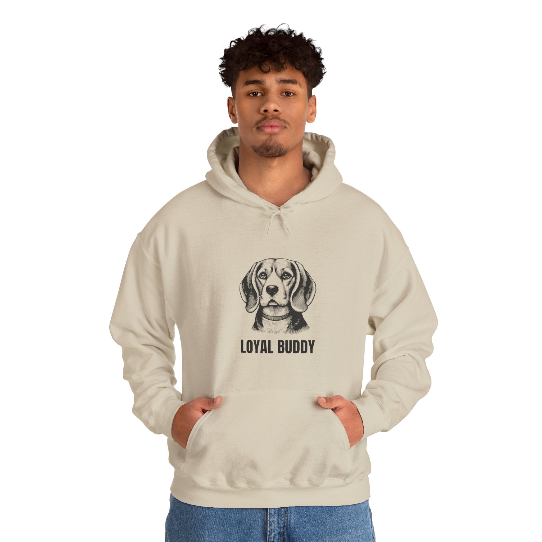 Loyal Buddy Dog Hoodie – Cozy Unisex Hoodie for Dog Lovers