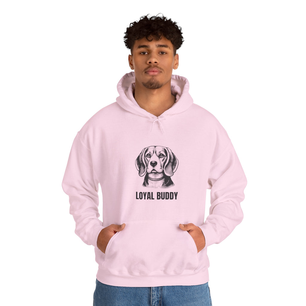 Loyal Buddy Dog Hoodie – Cozy Unisex Hoodie for Dog Lovers