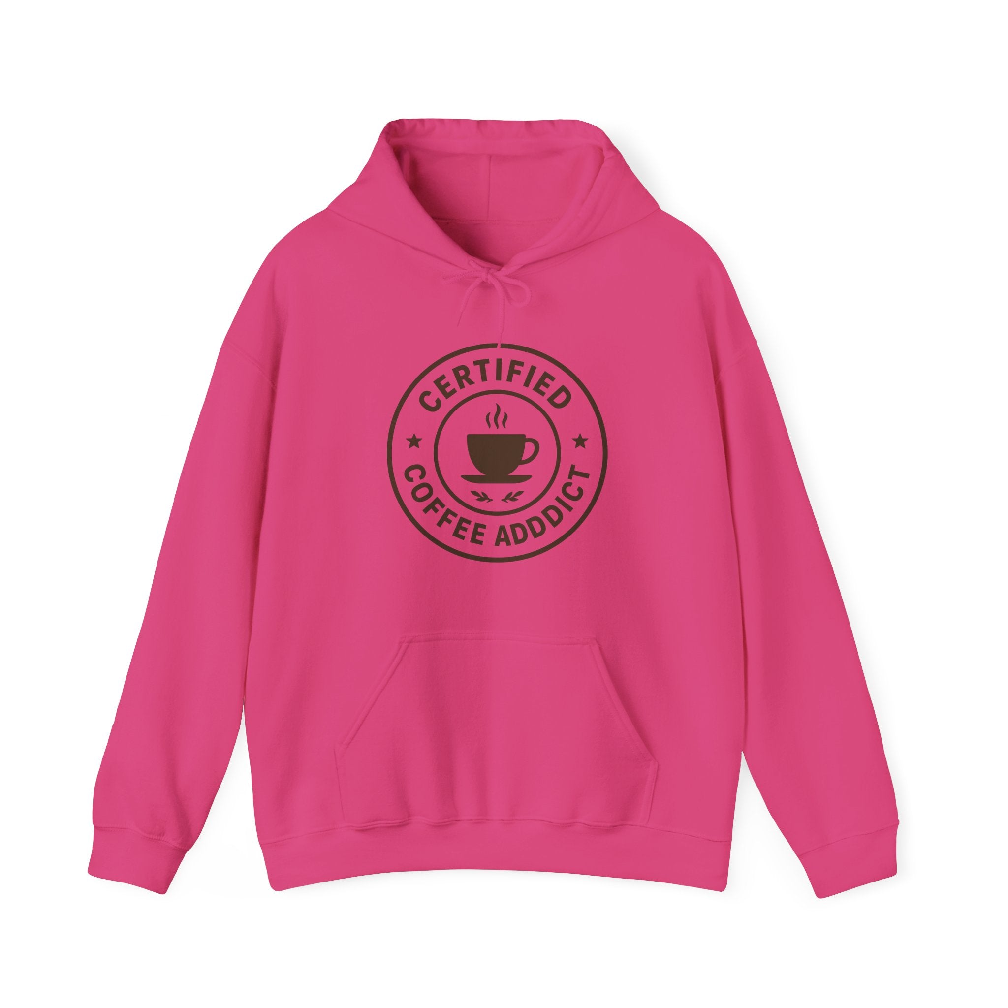 Certified Coffee Addict Hoodie, Cozy Sweatshirt, Gift for Coffee Lovers, Casual Wear, Funny Coffee Apparel