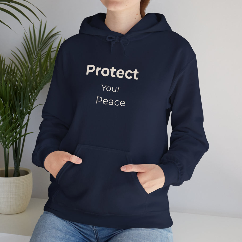 Protect Your Peace Hoodie – Cozy Unisex Heavy Blend Sweatshirt for Everyday Comfort