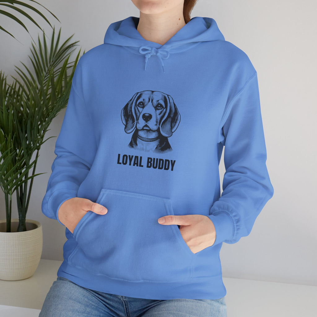Loyal Buddy Dog Hoodie – Cozy Unisex Hoodie for Dog Lovers