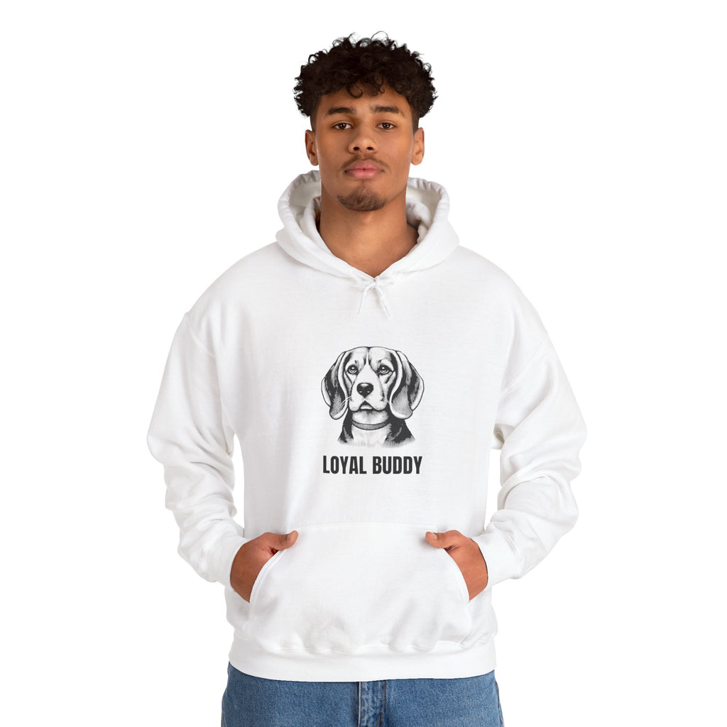 Loyal Buddy Dog Hoodie – Cozy Unisex Hoodie for Dog Lovers